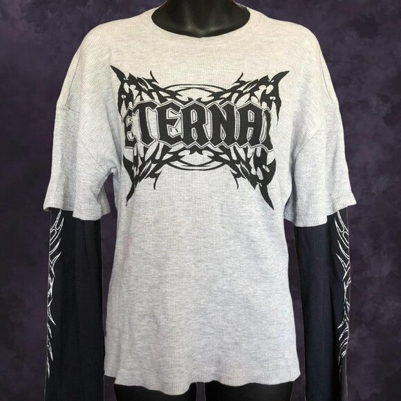 F21 Eternal Twofer Long Sleeve - Picture 1 of 6